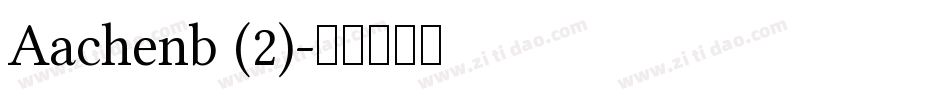 Aachenb (2)字体转换